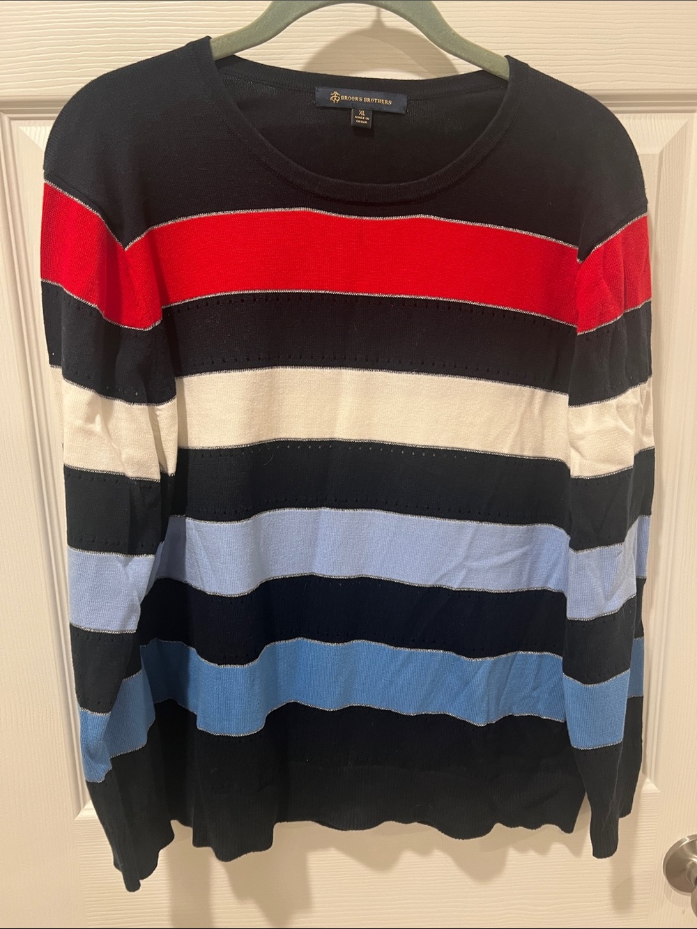 Brooks Brothers Striped Sweater XL